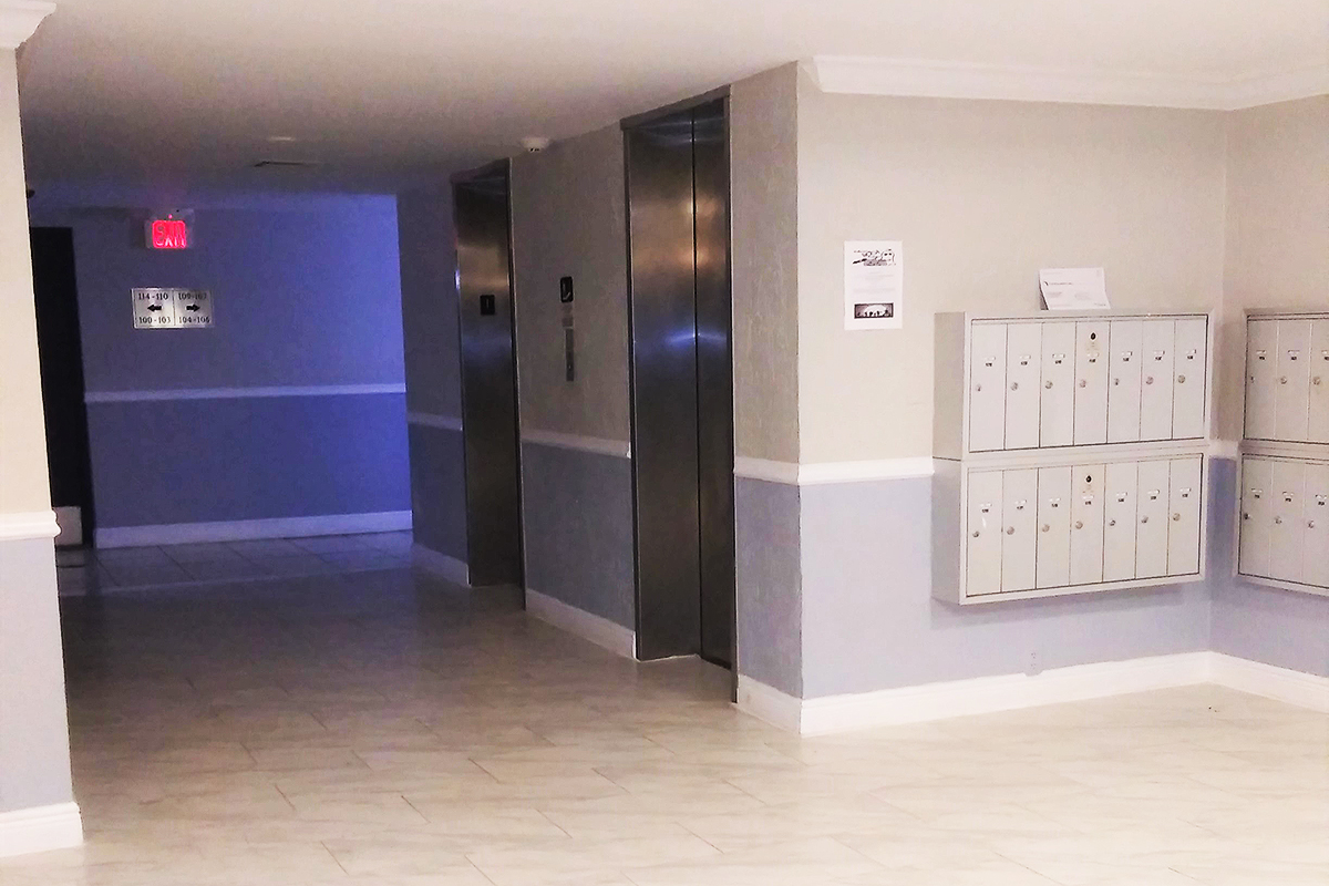 Elevators available at Belaire Tower Apartments Boca Raton, FL.