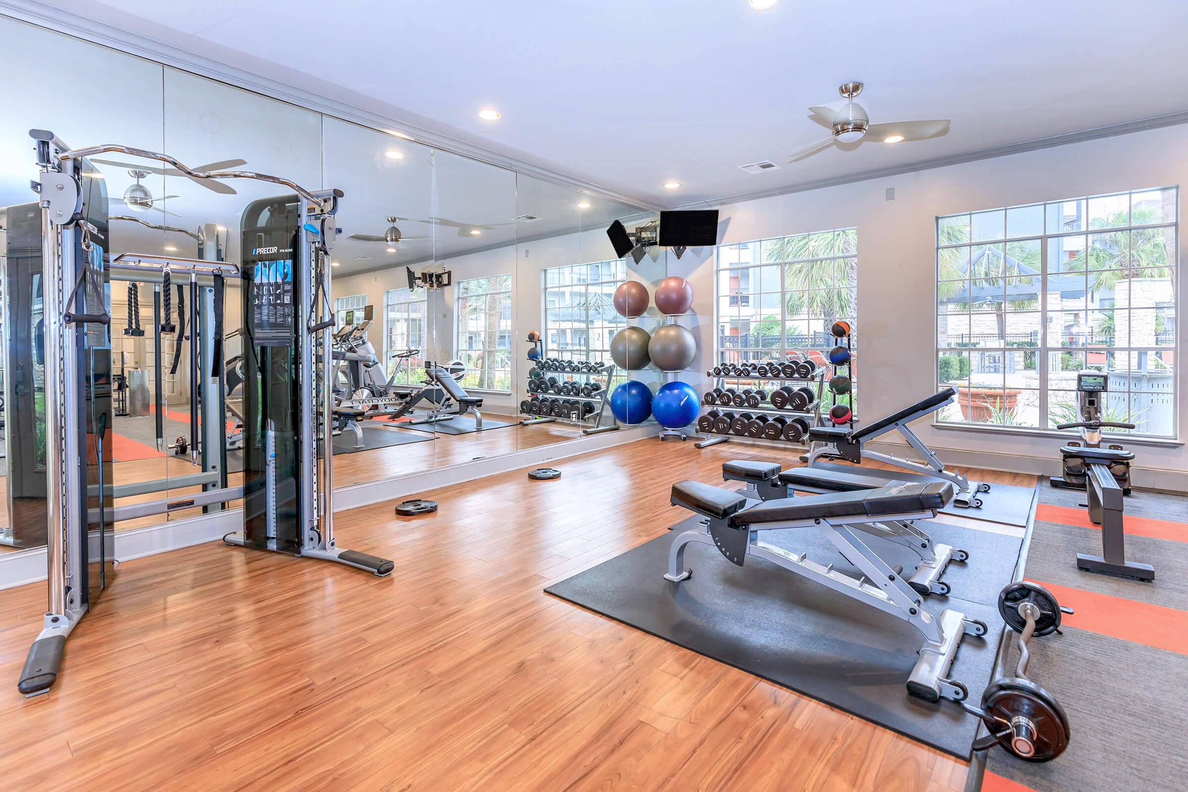 WORK OUT IN OUR STATE-OF-THE-ART FITNESS CENTER