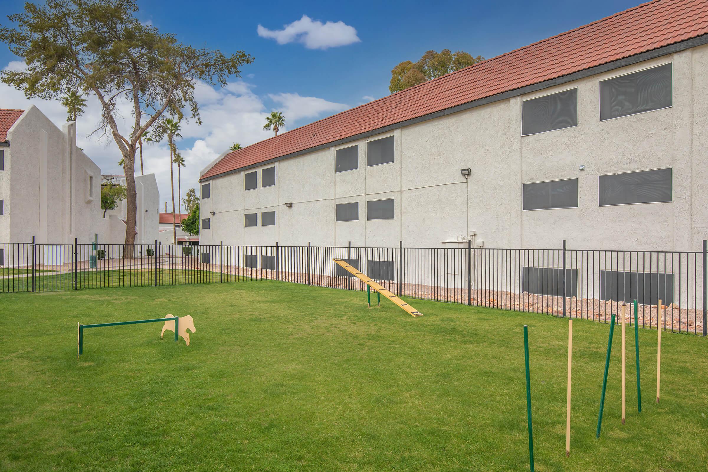 a large lawn in front of a house