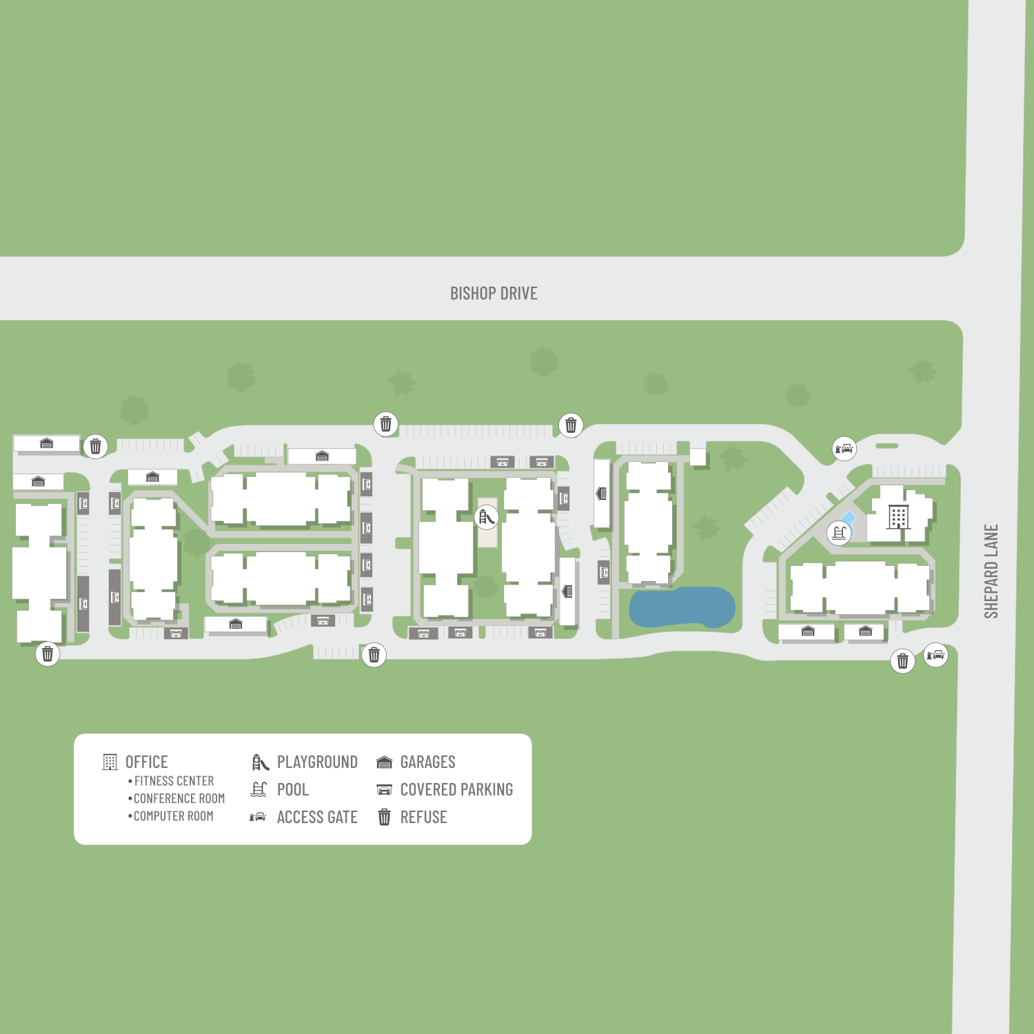 We make every effort to make our website accessible to anybody, especially those with disabilities. If you have question in terms of the relative location of an amenity or apartment home, please give us a call.