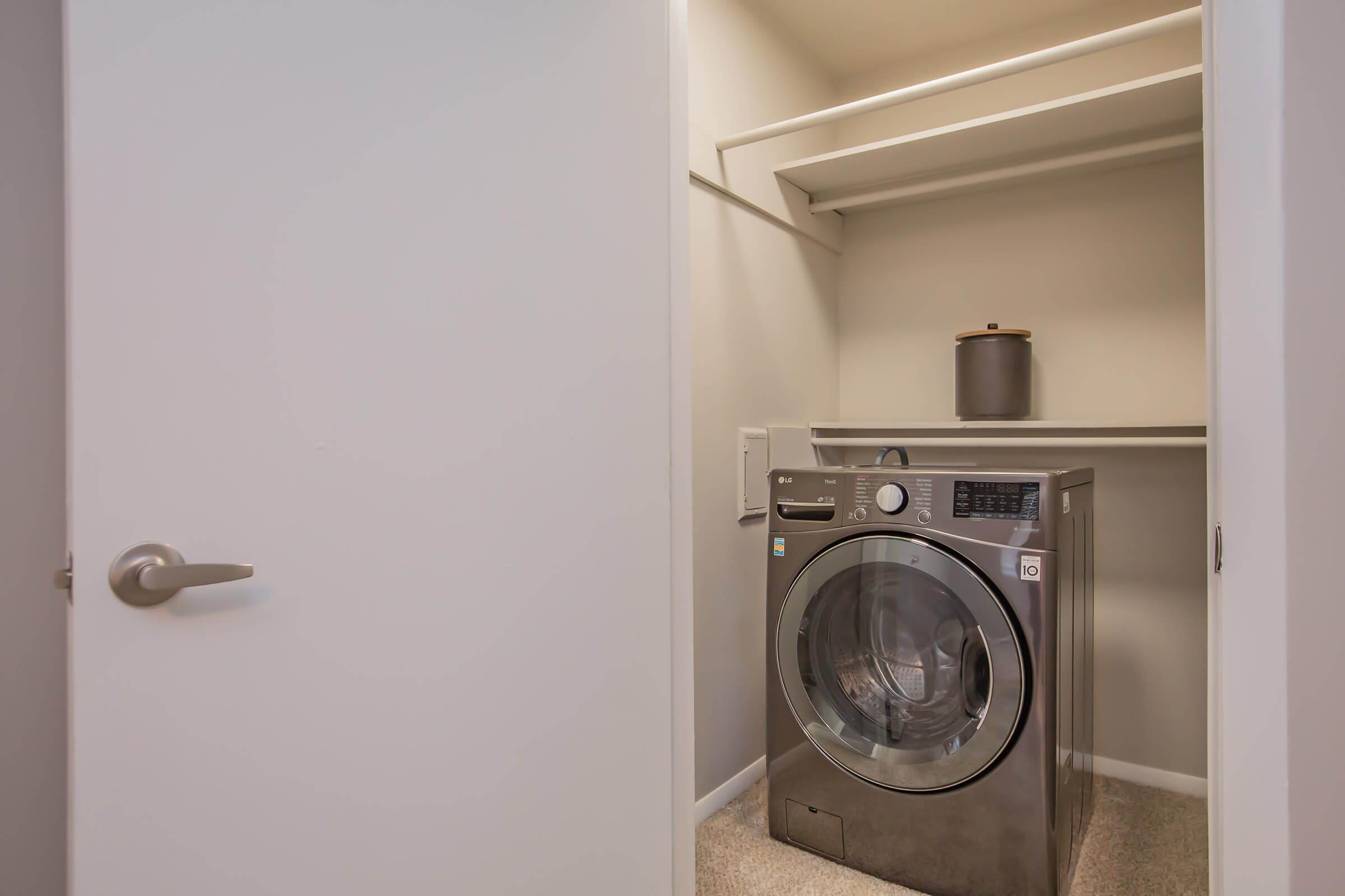EASY ACCESS WASHER AND DRYER IN HOME