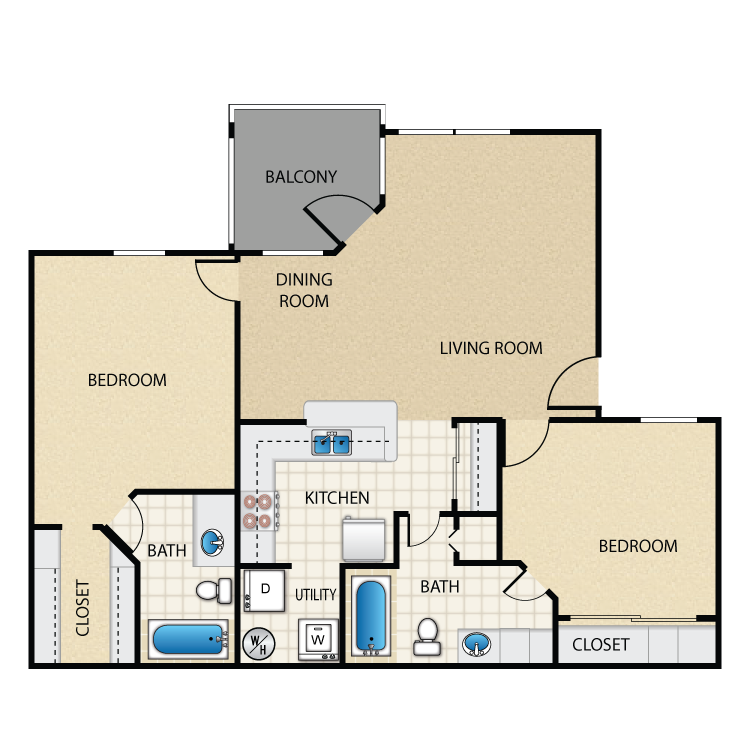 Floor plan image of South Seas
