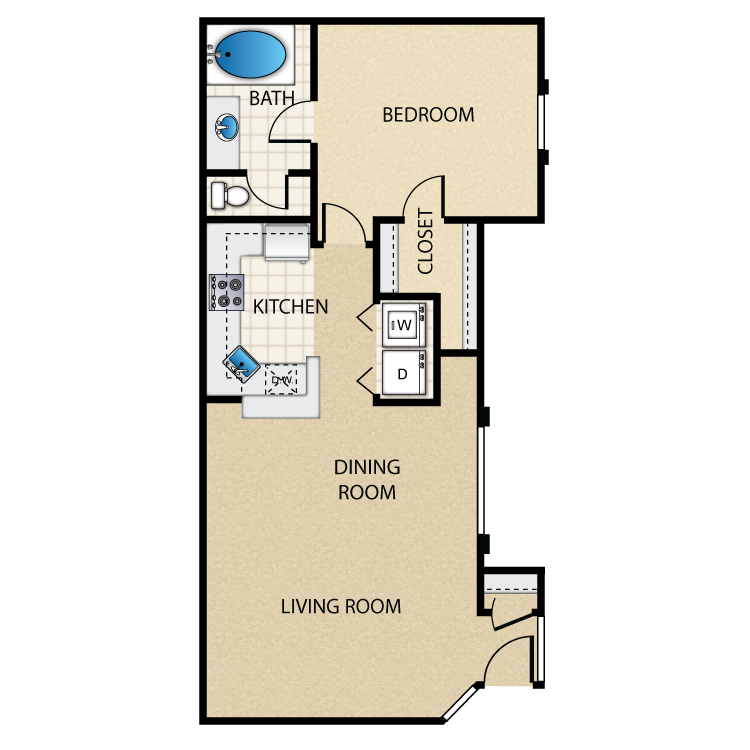 Floor plan image of Spinnaker