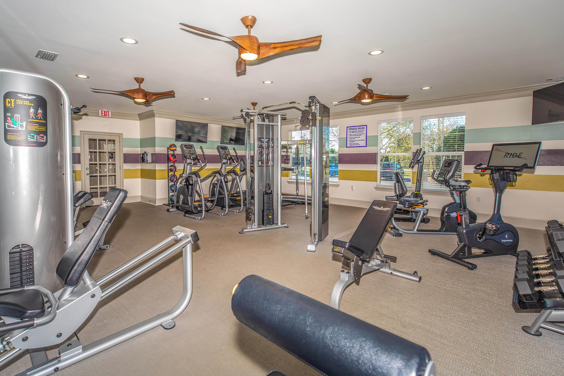 GET FIT IN OUR STATE-OF-THE-ART FITNESS CENTER