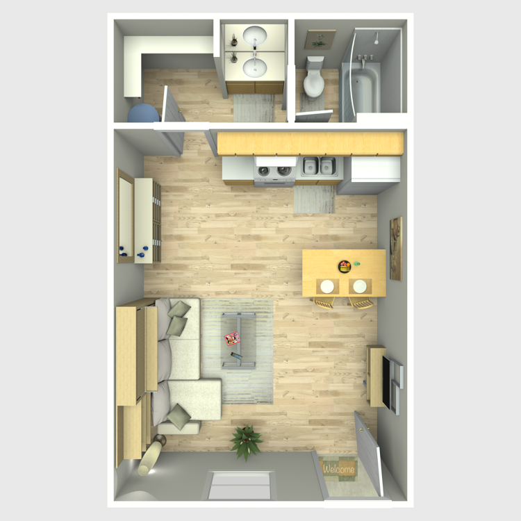 Floor plan image of Studio