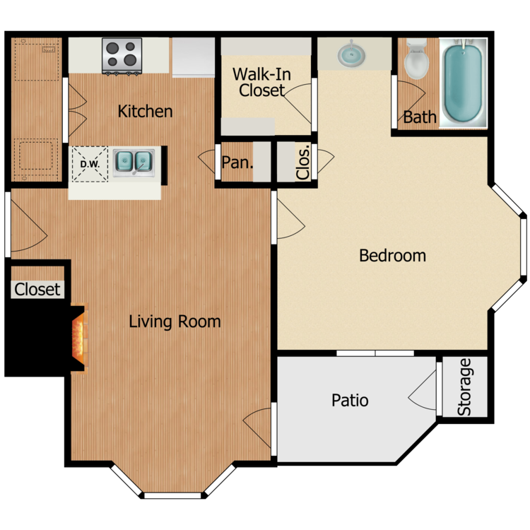 Floor plan image of A1
