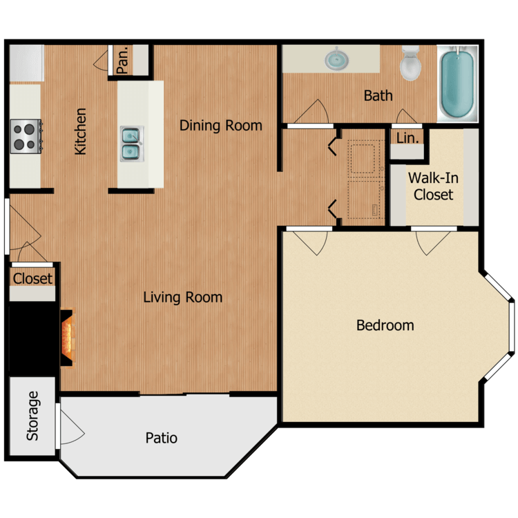 Floor plan image of A2