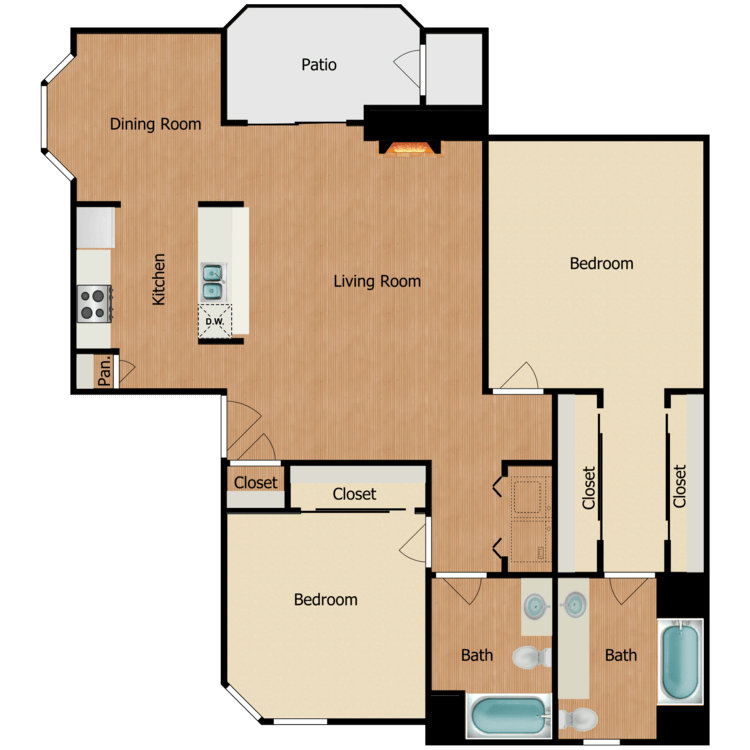 Floor plan image of B2