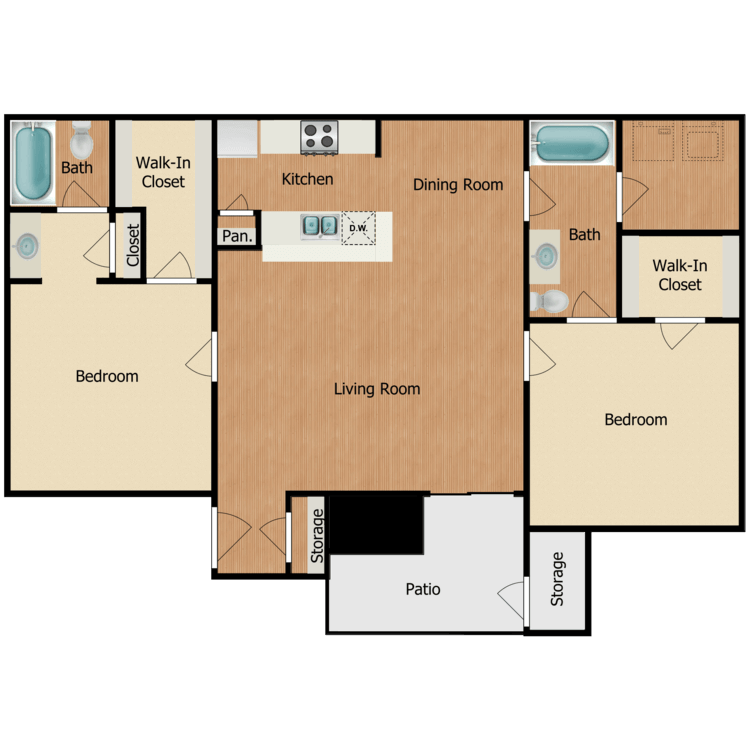 Floor plan image of B4