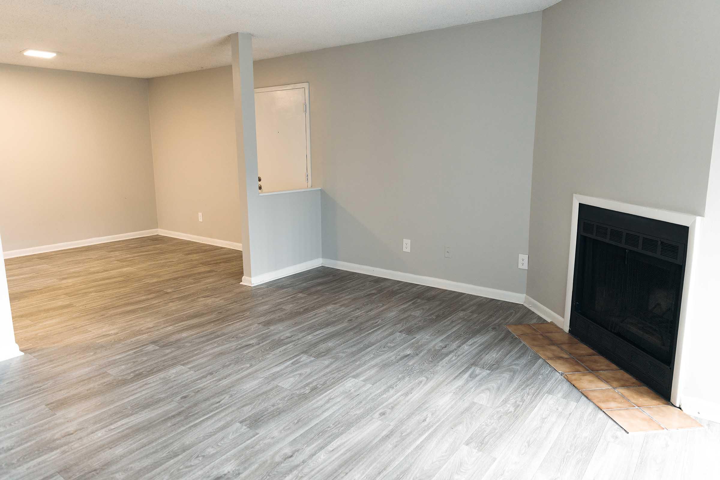 2 Bedroom Apartment Living Room at The Bend Nashville