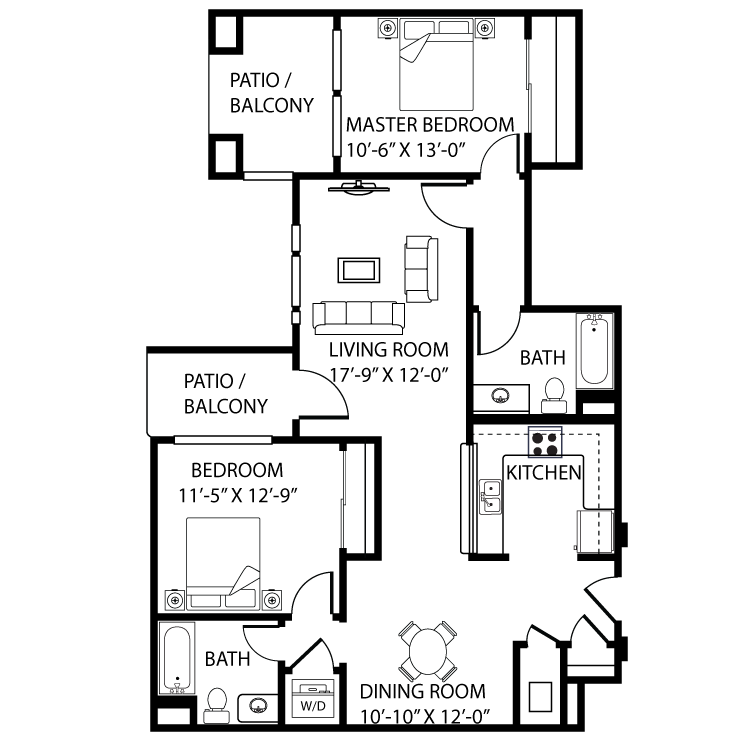 Floor plan image of Valencia B4