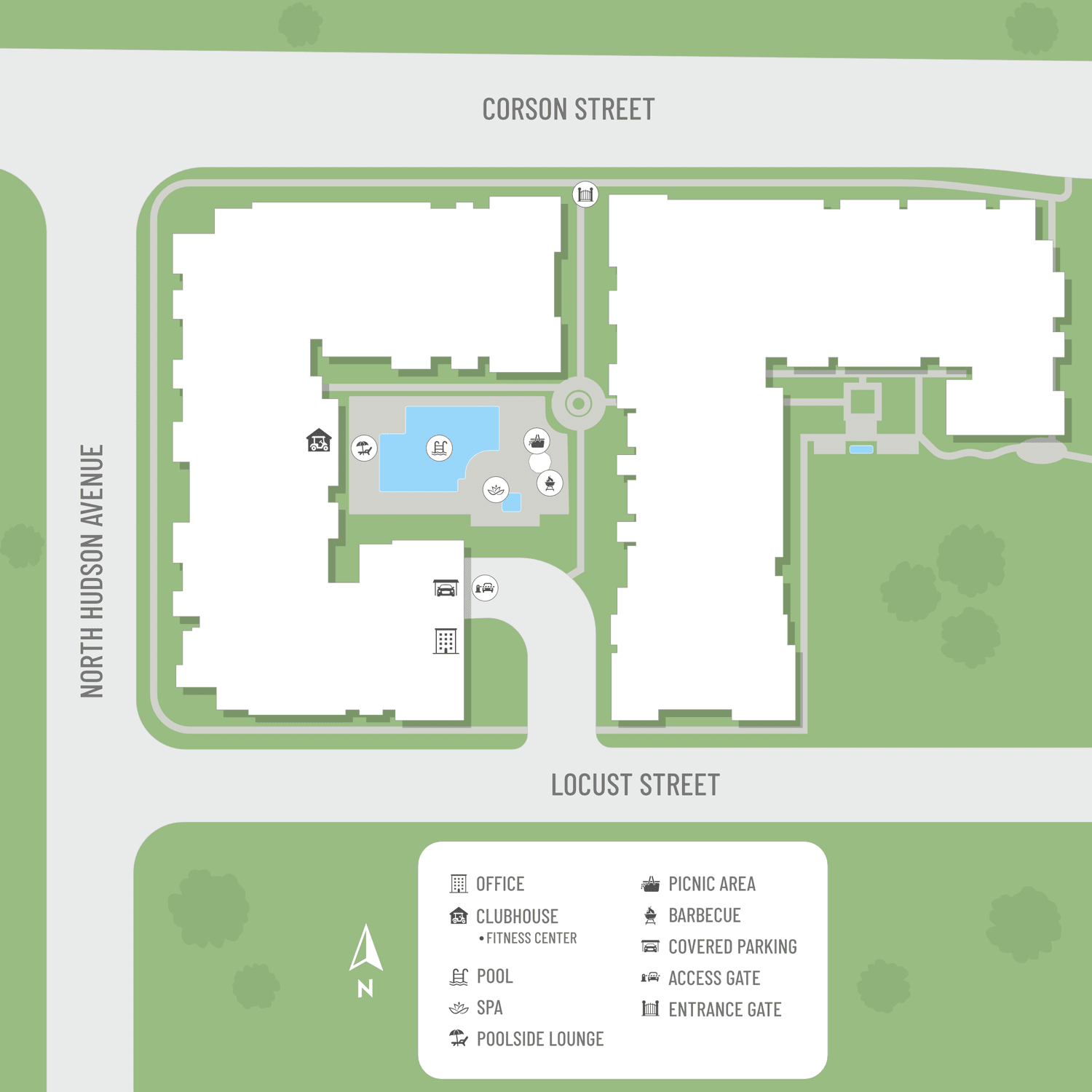 If you have a question regarding the relative location of an apartment home, please give us a call.