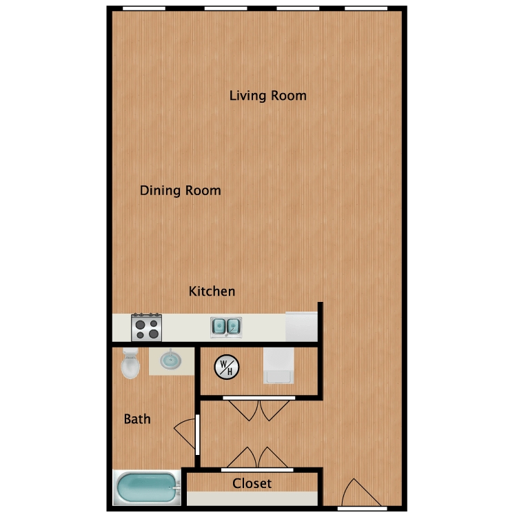 Floor plan image of 01C