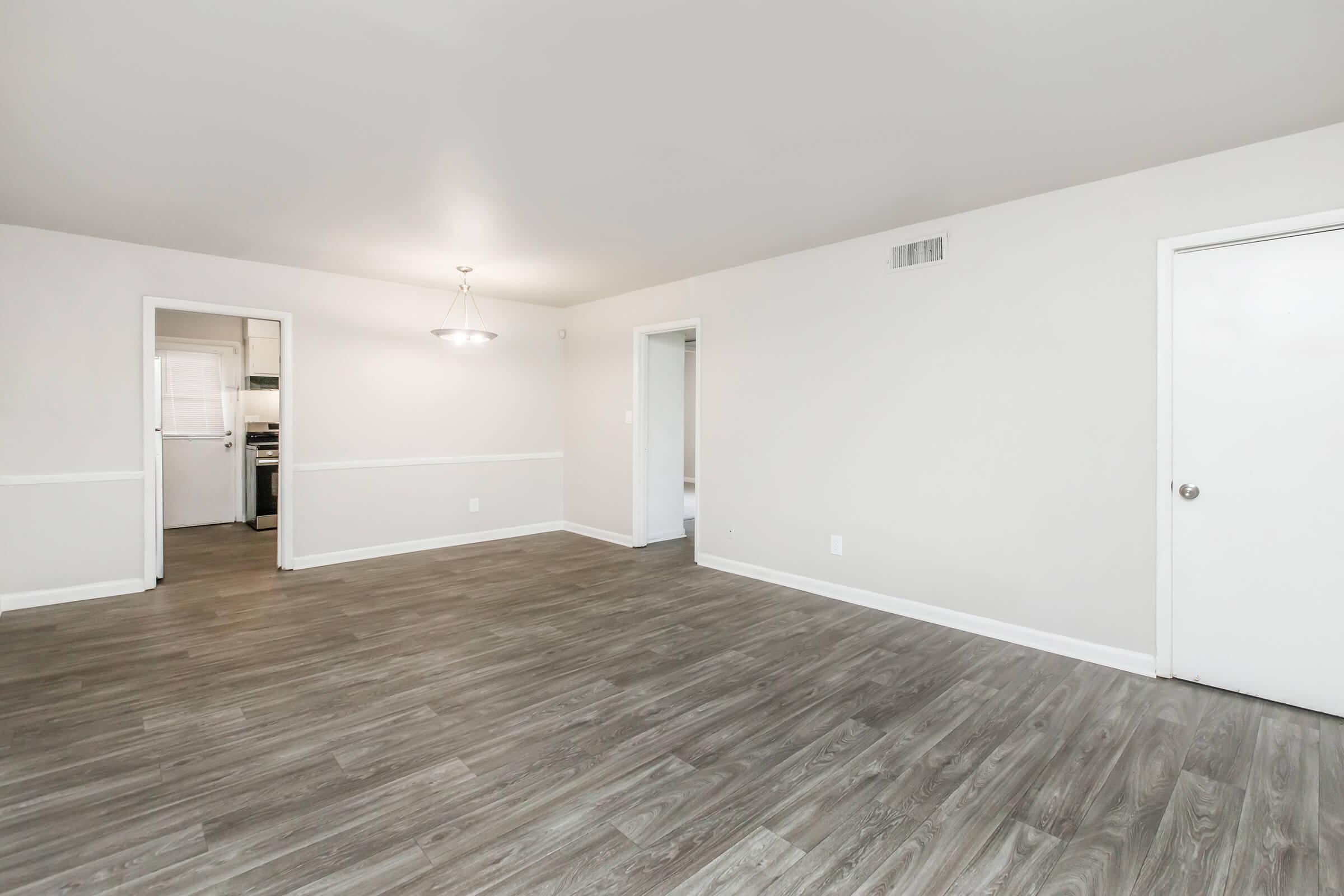 a room with a wooden floor