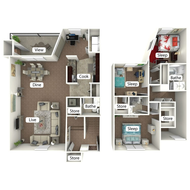 Floor plan image of The Woodsedge