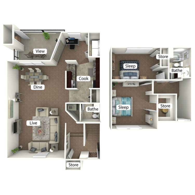 Floor plan image of The Creekside