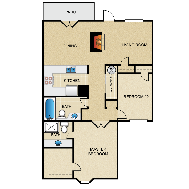 Floor plan image of 2x2-Gardens