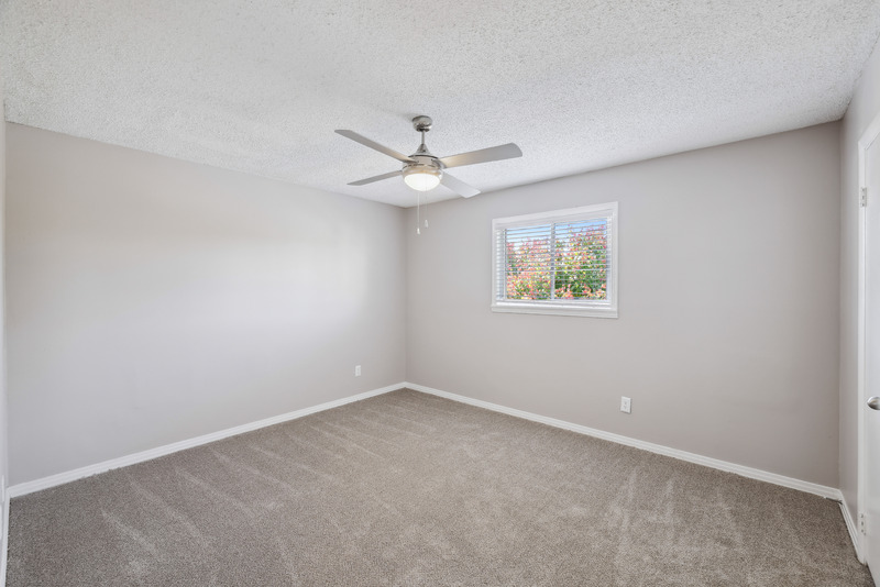 a room with a tiled floor