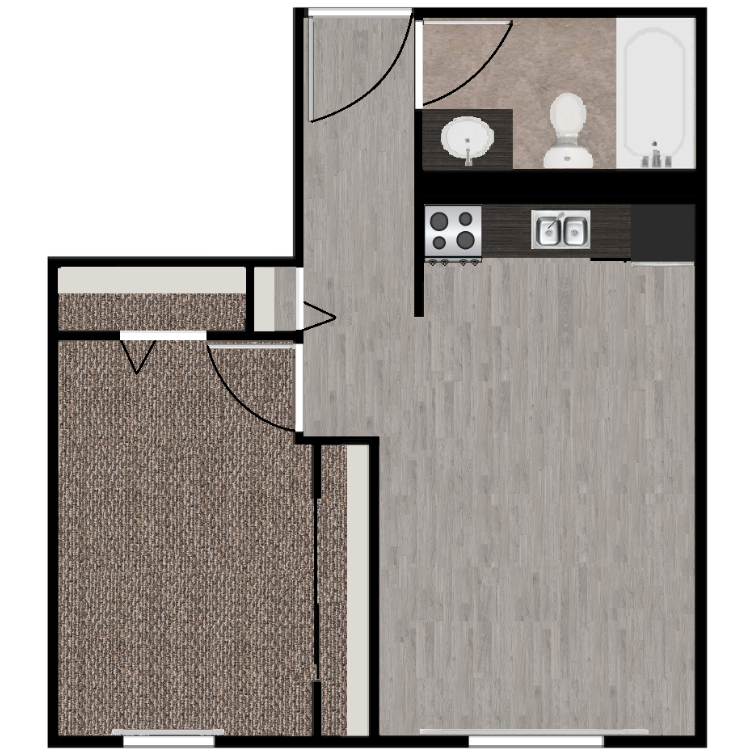 Floor plan image of B