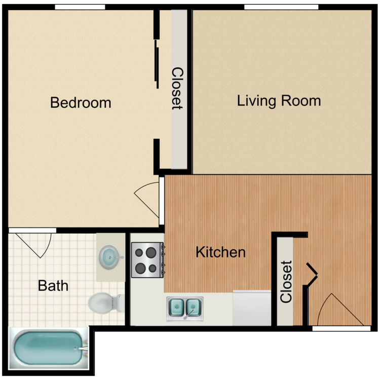 Floor plan image of D