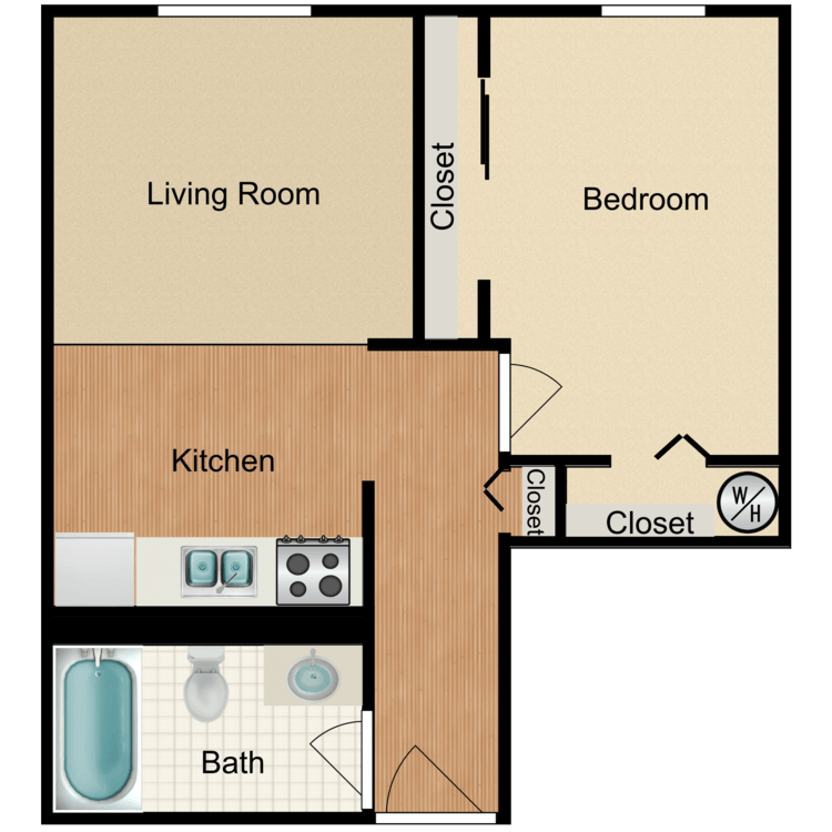 Floor plan image of B