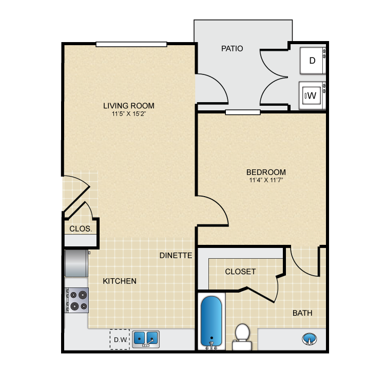 Floor plan image of The El Paso