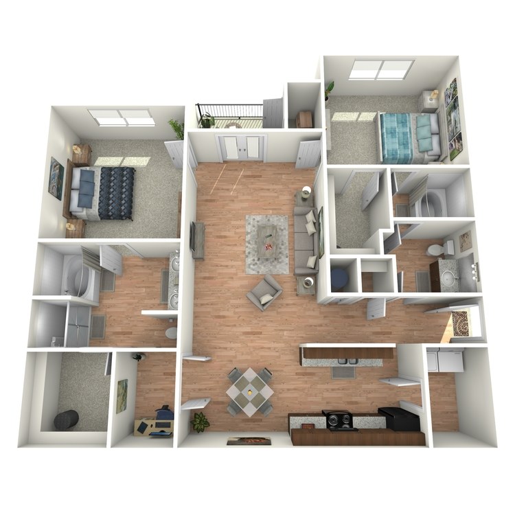Floor plan image of B2
