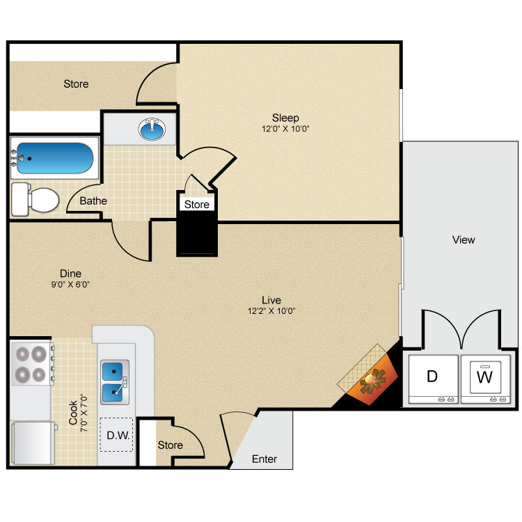 Floor plan image of Freeport