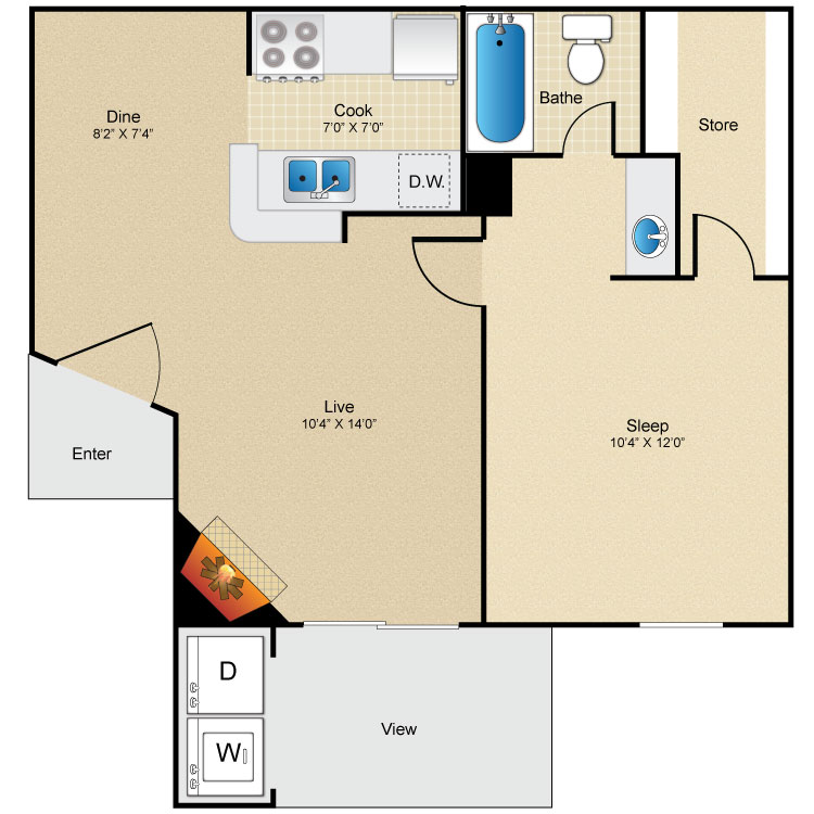 Floor plan image of Mansfield