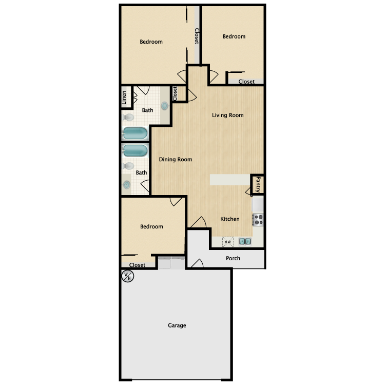 Floor plan image of Plan B