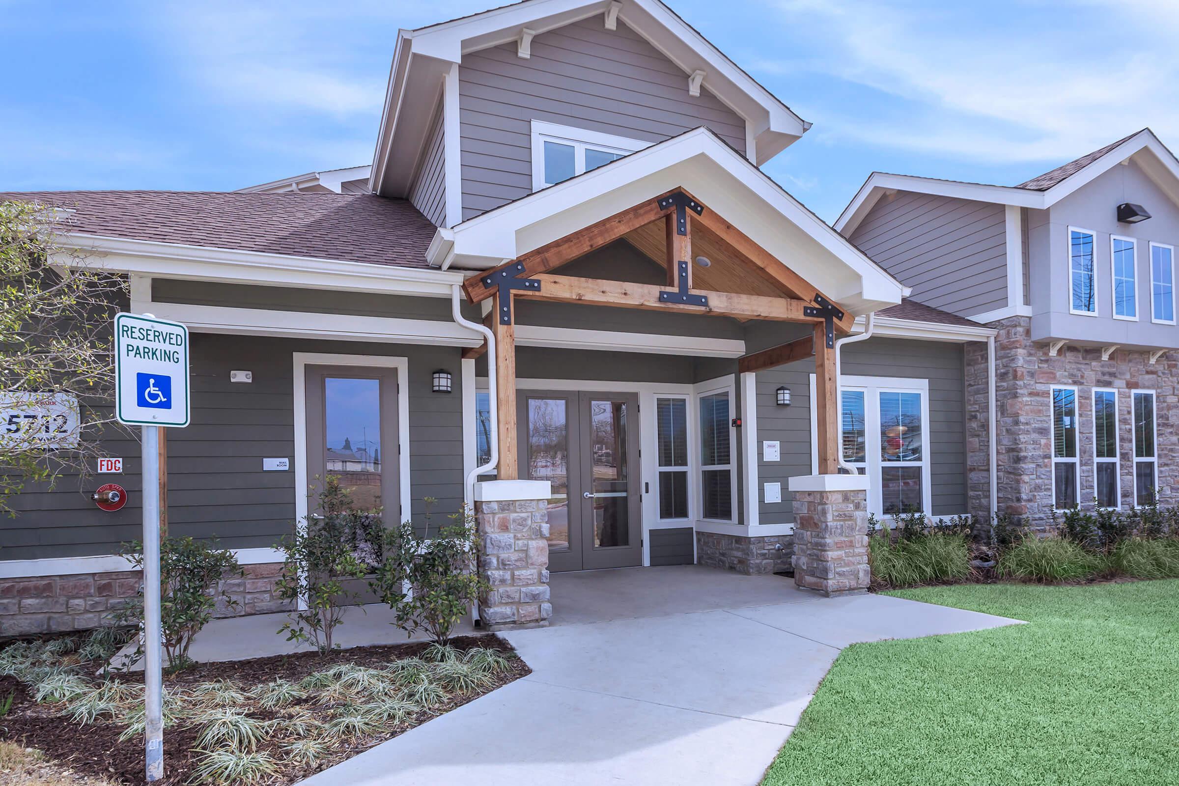 a large lawn in front of a house