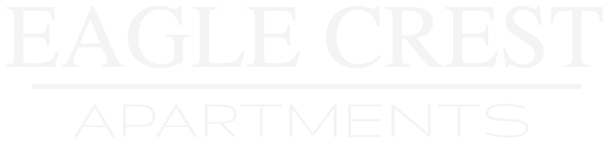 Eagle Crest Apartments ebrochure logo