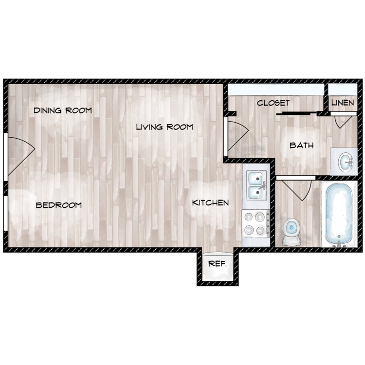 Floor plan image of A