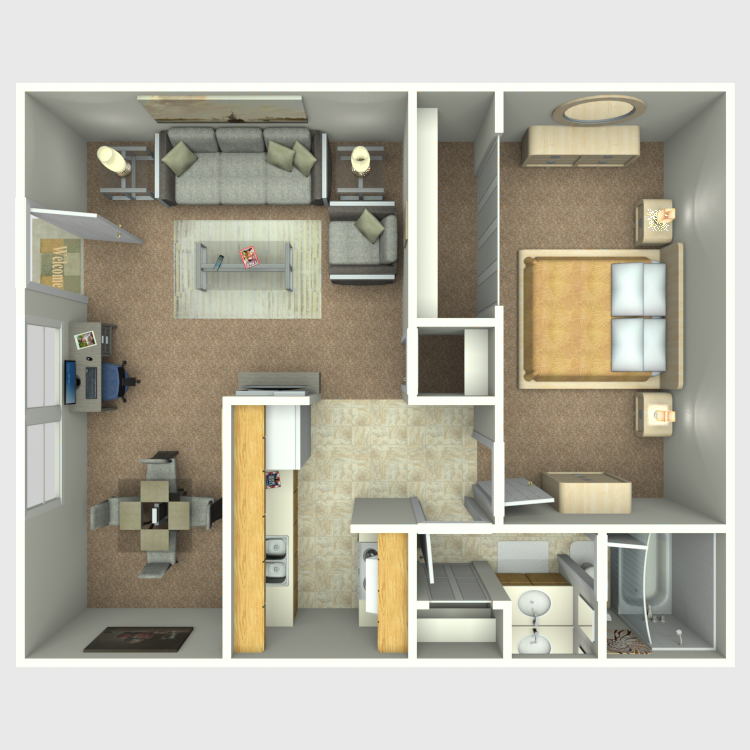 Floor plan image of B