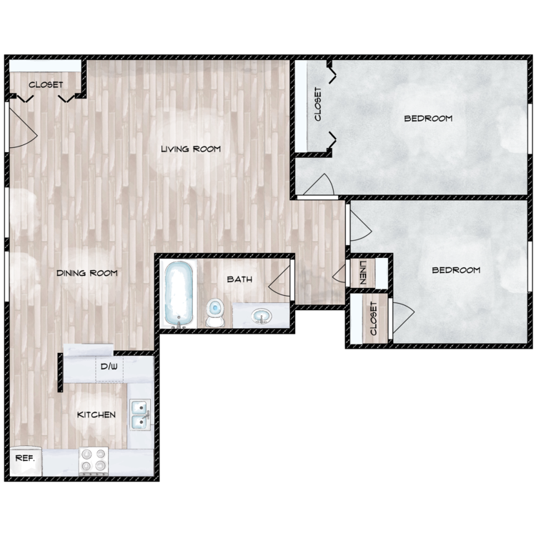 Floor plan image of D