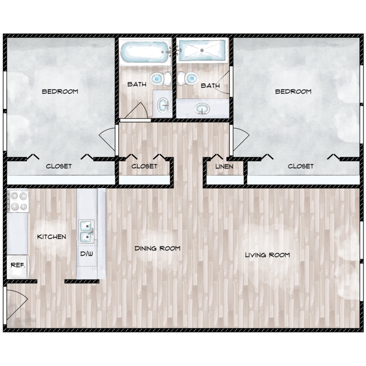 Floor plan image of E