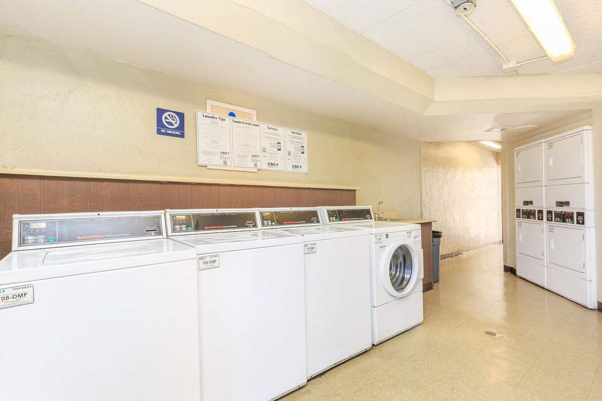 Washer and Dryers in the community laundry room