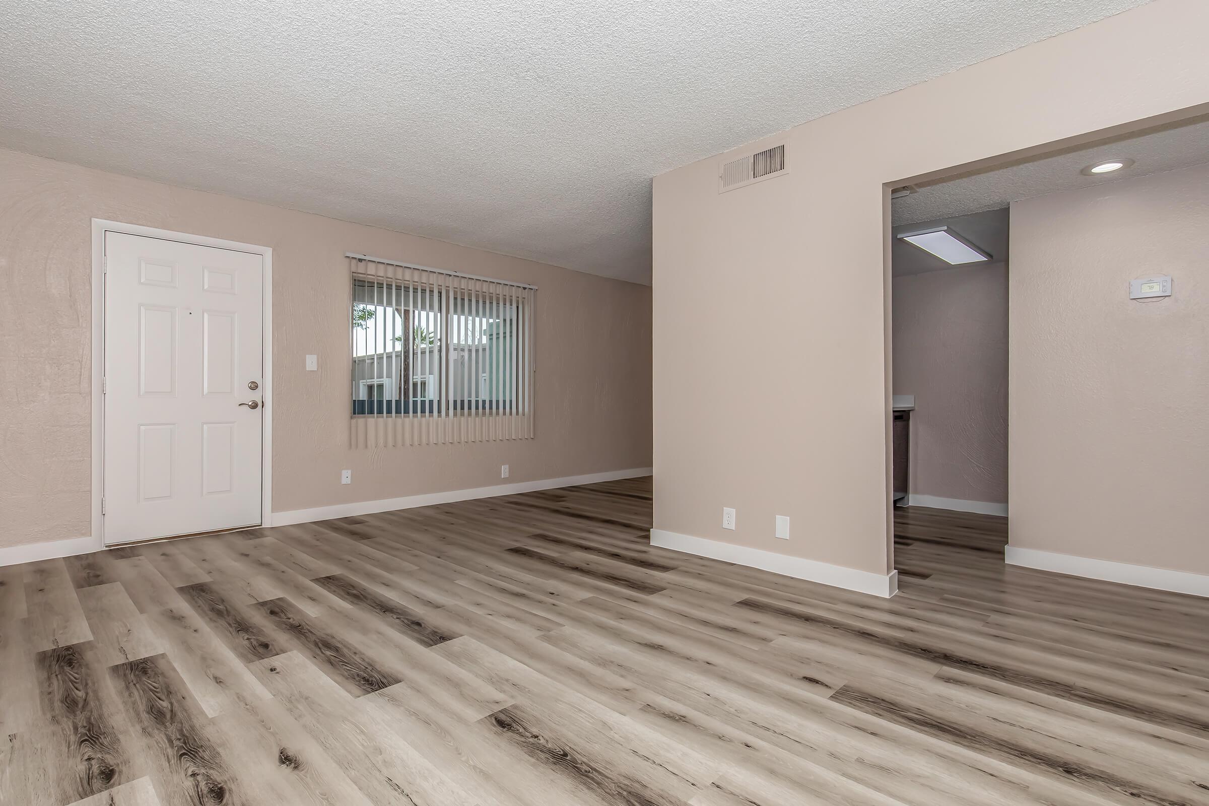 a room with a wooden floor