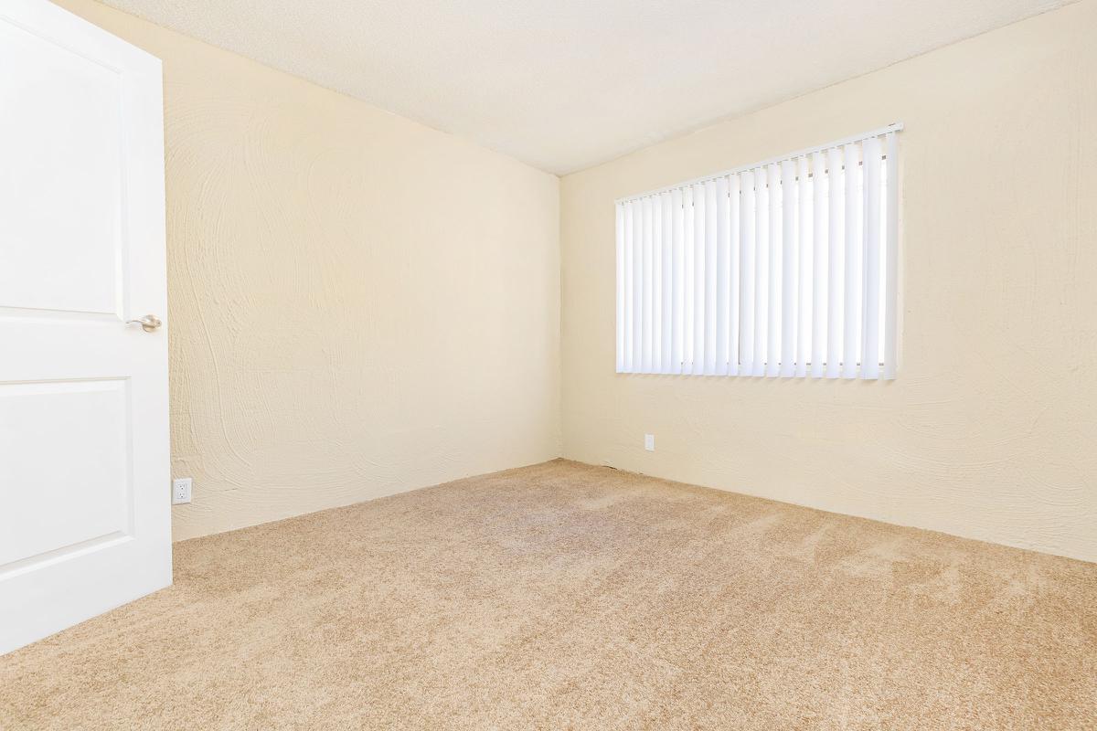 Bedroom with carpet