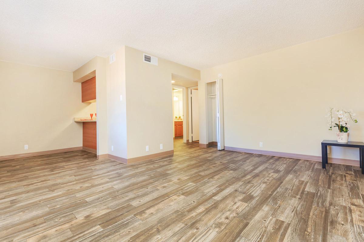 Living room with wooden floors