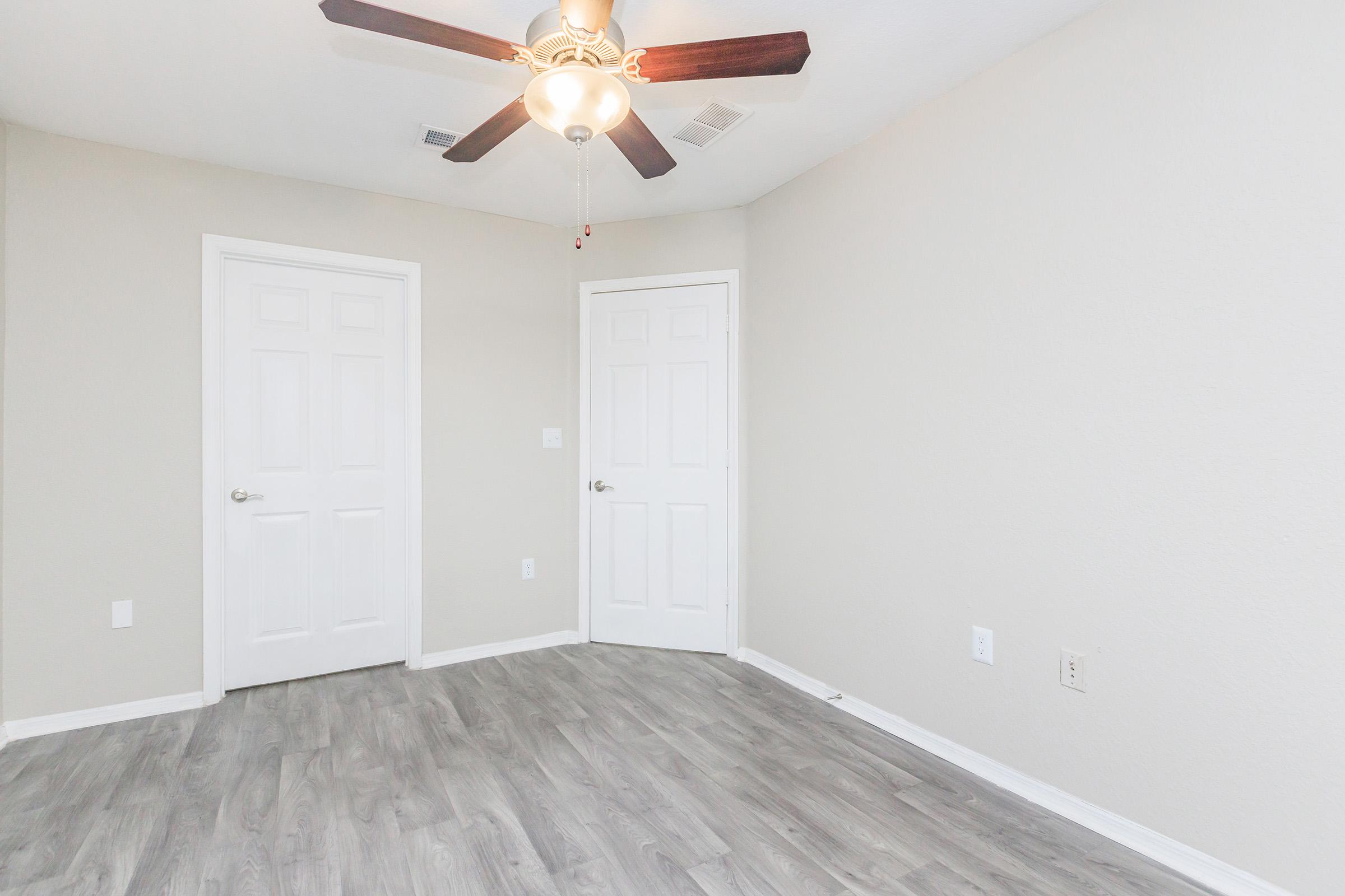 a room with a wooden floor