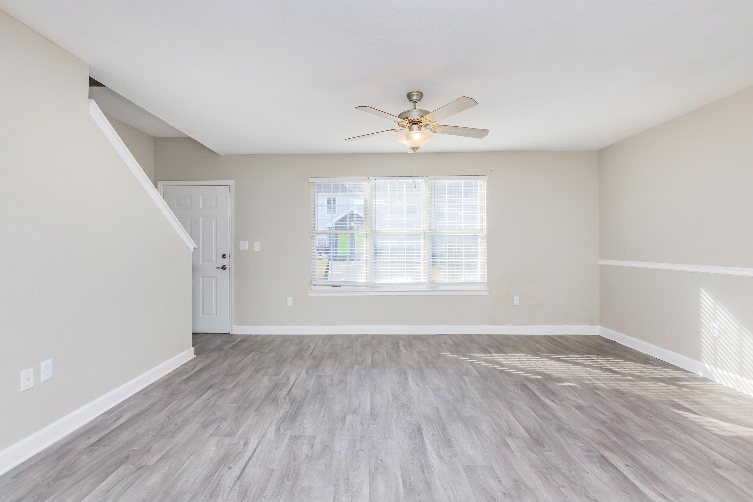 a room with a wooden floor