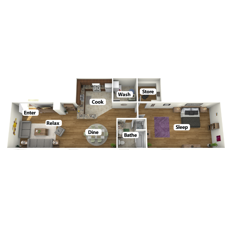 Floor plan image of The George Suite