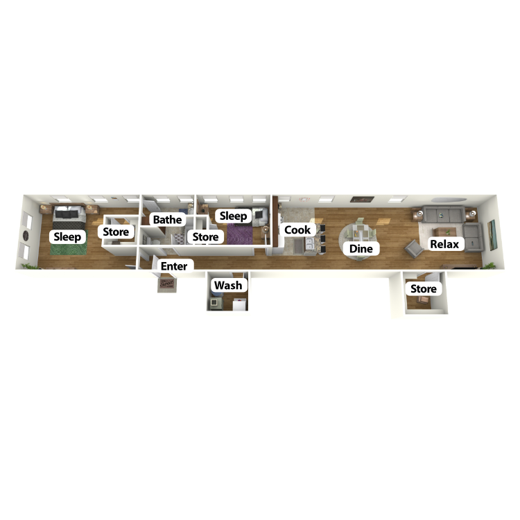 Floor plan image of Towell Suite