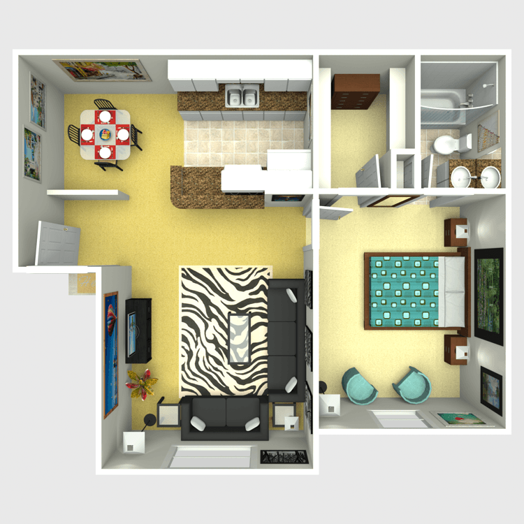 Floor plan image of B