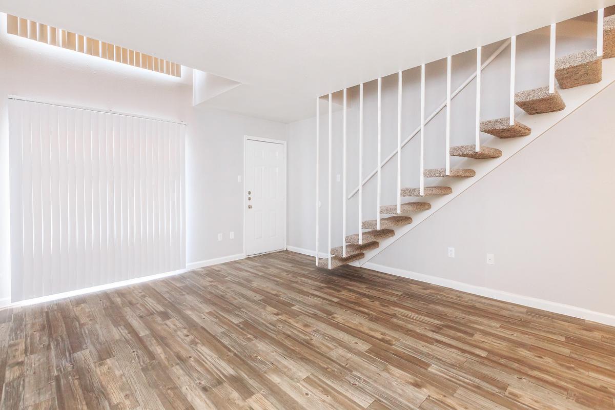 a room with a wooden floor