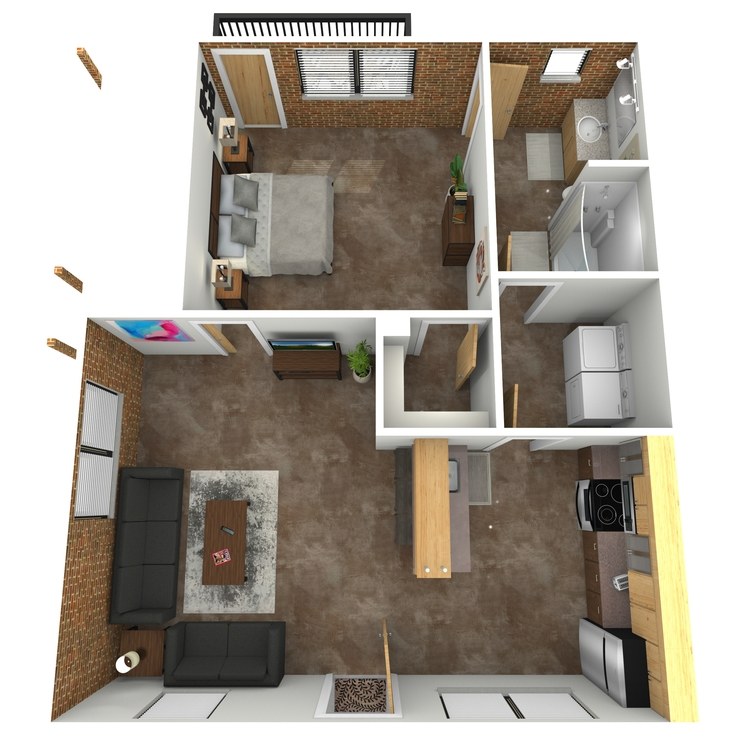 Floor plan image of Louis Armstrong