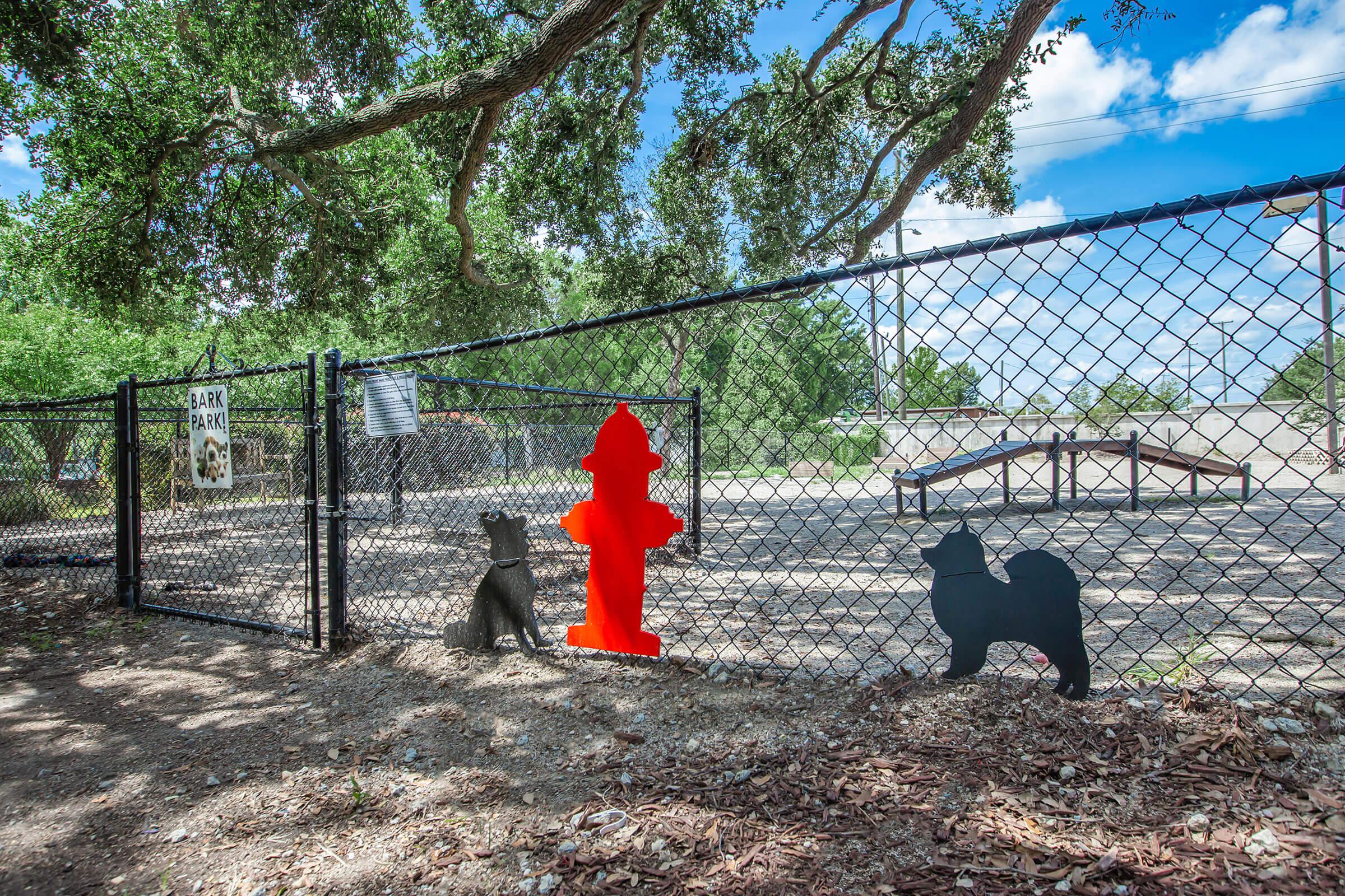 Bring your pets down to the bark park at South Front In Wilmington, North Carolina.