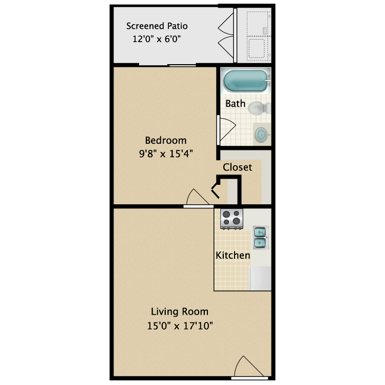 Floor plan image of Longleaf