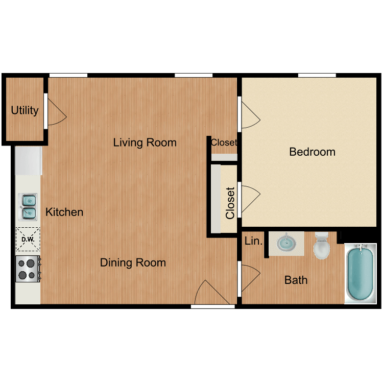 Campbell floor plan image